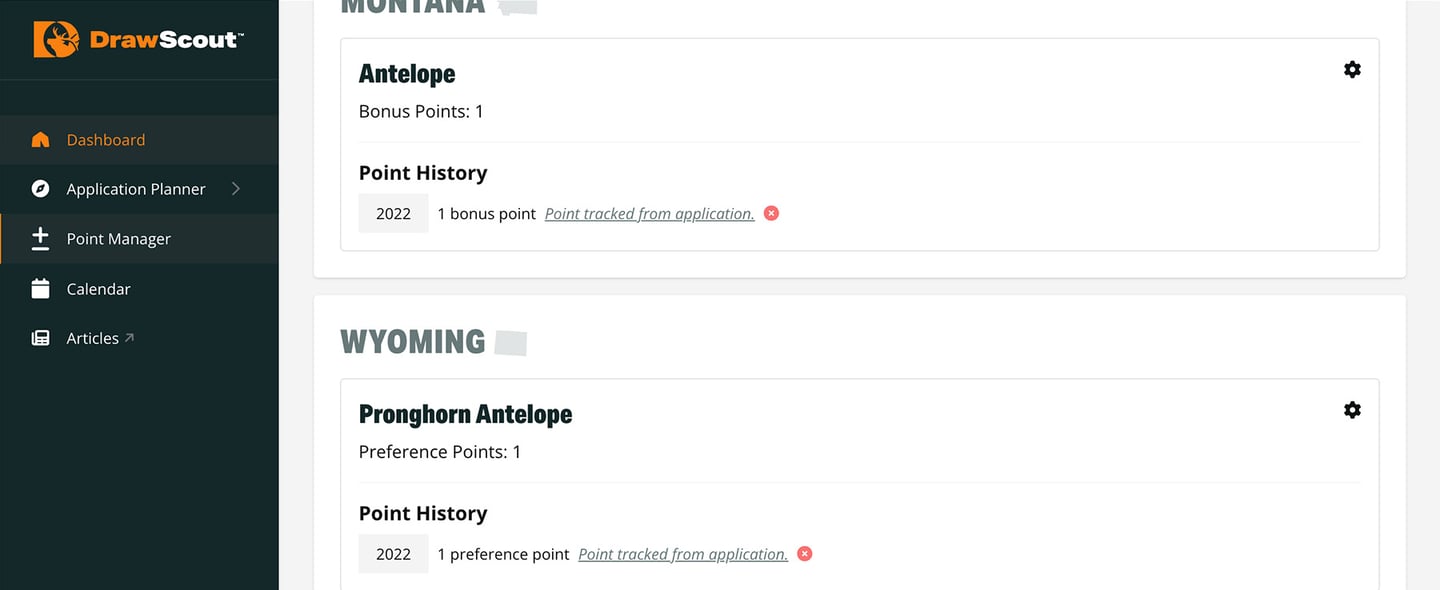 DrawScout Point Manager